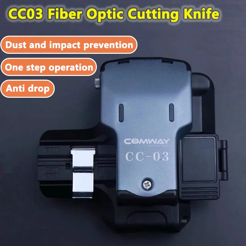 

Comway CC-03，Convenient Fiber Optic One-step Cleaver，Splicer Cutting Machine, Precision Fiber Cleaver