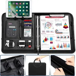 Teehon Multifunctional men's portable briefcase file storage bag tablet and smartphone bracket bag