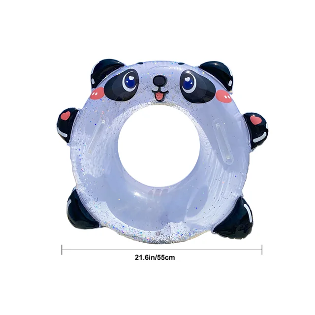 Cartoon Swim Ring Iatable Float Tube Durable Round Shaped  Summer Pool Beach Party Swimming Float Water Fun Swim Pool Toys 6