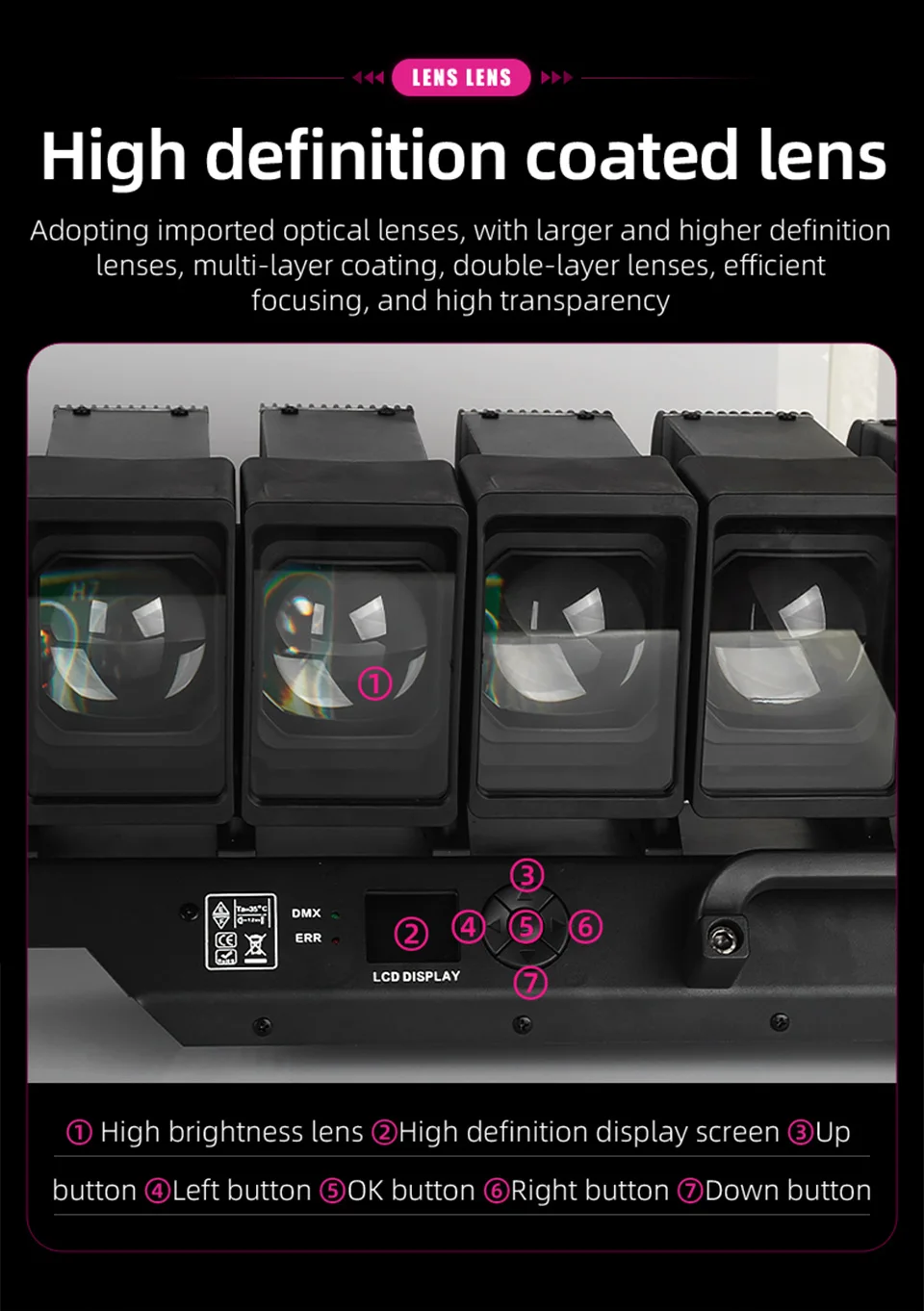 Led 12*60w Moving Head Beam Light Stage 4in1 Beam Moving Head Light DJ Disco DMX