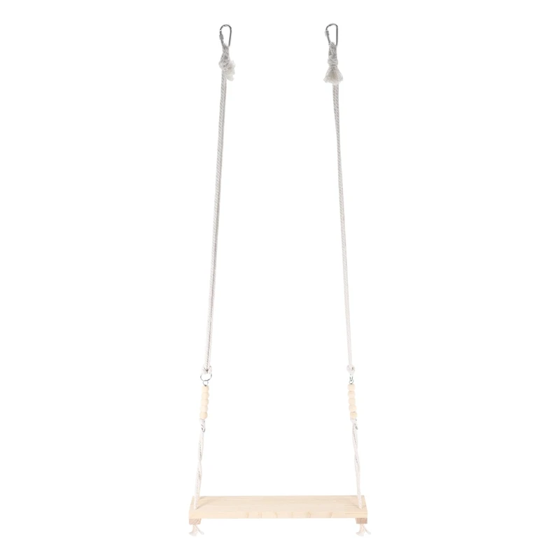 Chicken Swing Toy For Coop Natural Safe Wooden Accessories Large Durable Perch Ladder For Poultry Run Rooster Hens