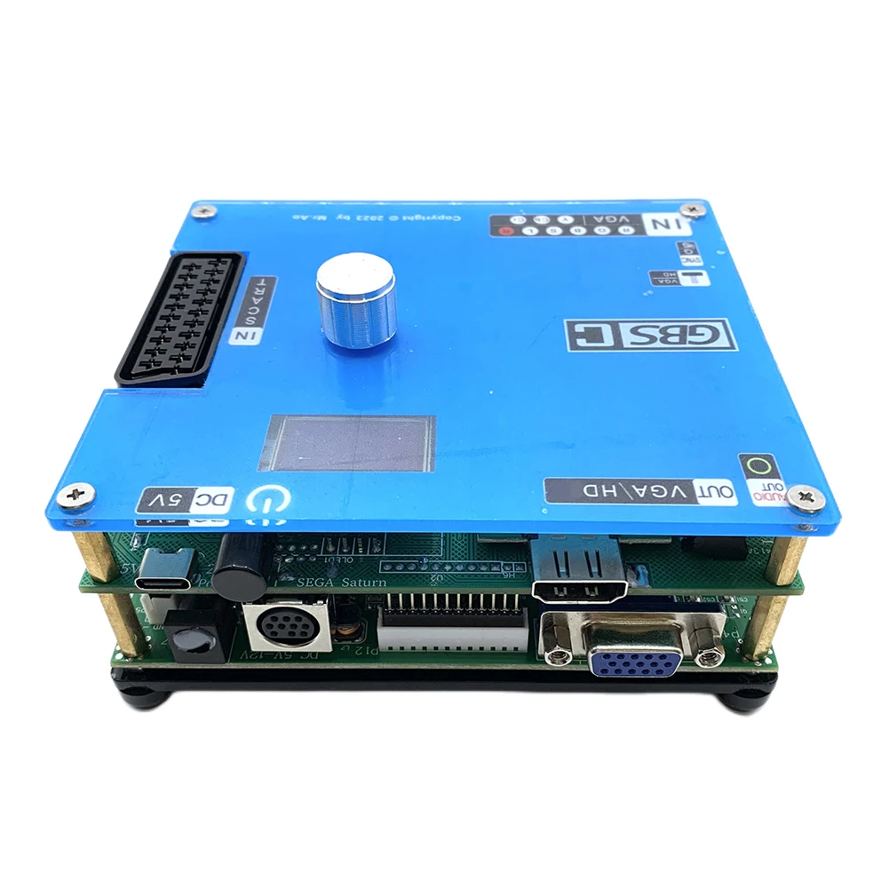 GBS    LCD ũ GBSC , ÷̼̽ 2 ֿܼ, 1080P VGA/SCART-VGA ĵ  