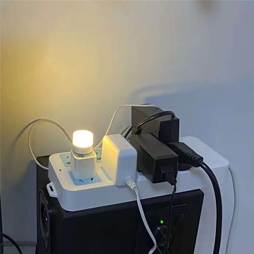 5V USB Plug Lamp LED Eye Protection Reading Light 3/2/1PCS