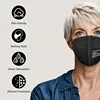 New Powecom Black FFP2 KN95 Mask Filter Face Masks 5 Layer Anti-Pollution Protective Dust Filter Safety Mask GB2626-2019 4