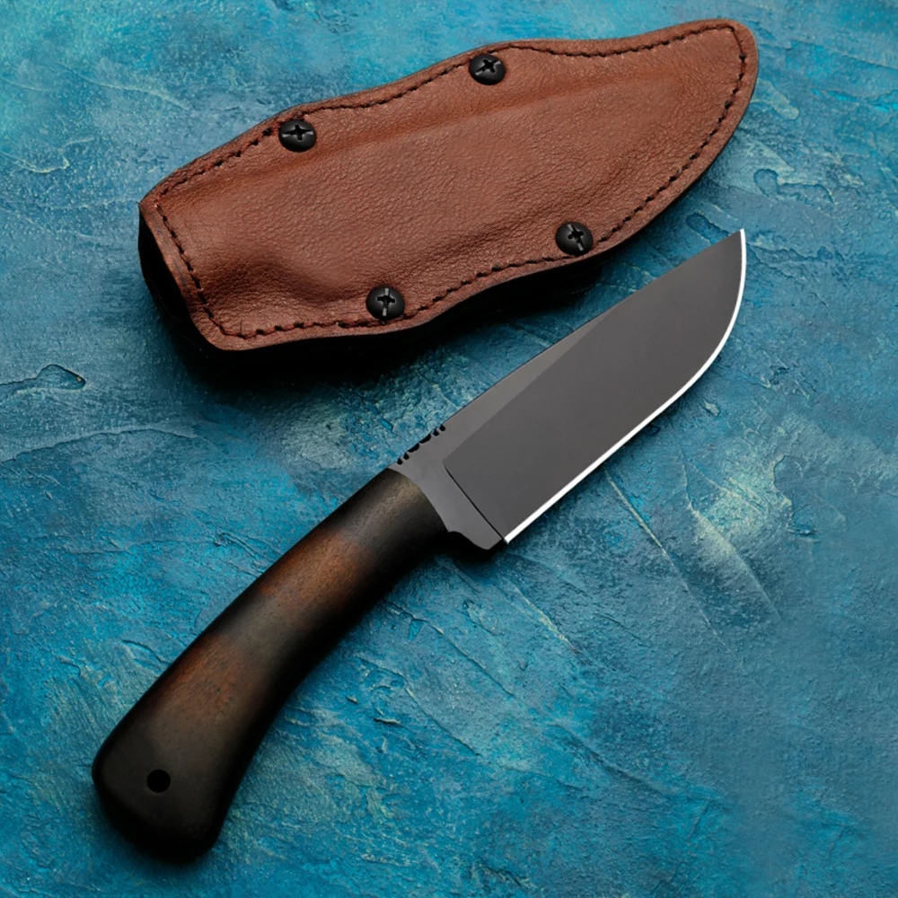 HUANGFU Fixed Blades Outdoor Straight Knives Wilderness Survival Knives Men's Tactical Knives camping knives