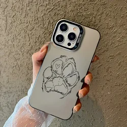 Adorable Dog Paw Print Phone Case Cover - S24 FE (SC05 - HE - P4572)