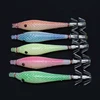 5PCS/bag 6cm7cm9cm Artificial Fluorescent Fishing Lures Squid Hook Cuttlefish Jigs Bait Spinnerbait Wood Shrimps Sea Fishing 1