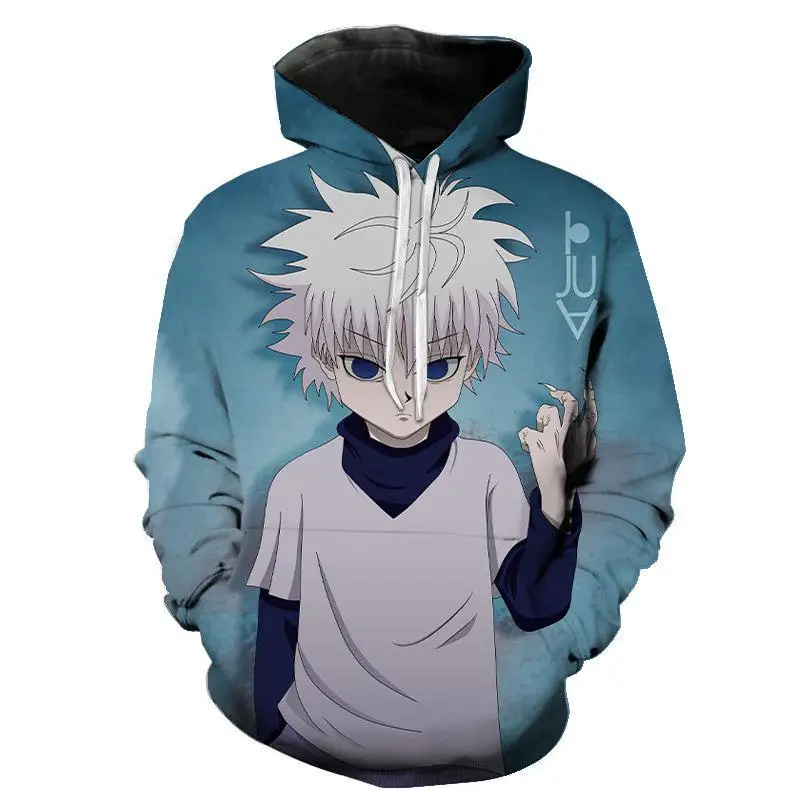 Толстовки Hunter X для мужчин и женщин крутой Повседневный Модный пуловер с