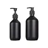 1/3/5Pcs Matte Black 300/500ml Soap Bottle Liquid Soap Dispenser Refillable Empty Shampoo Conditioner Container Bathroom Supplie 3