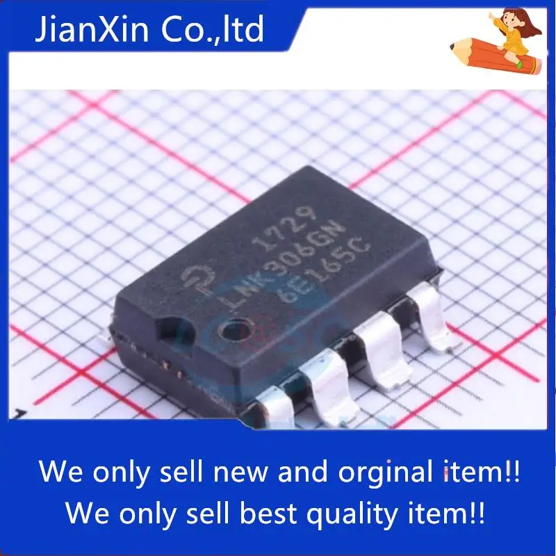 

10 шт., 100% оригинальный новый автономный переключатель LNK306GN LNK306 SMD SOP7