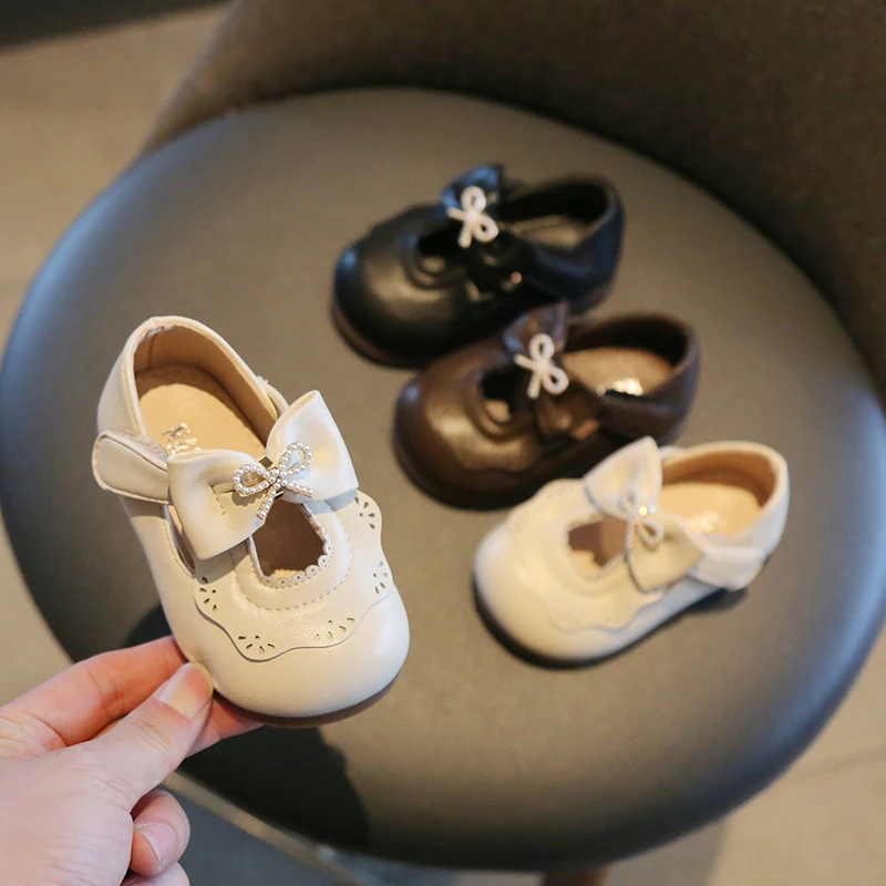 Spring New Baby Girl Shoes 13 Years Old Baby Princess Shoes Softsoled