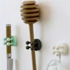 1PC Hook Non-drilling Razor Hook Silicone Spatula Kitchen Bathroom Door Without Trace Wall Hooks Key Hanger Key Holder Wall 1