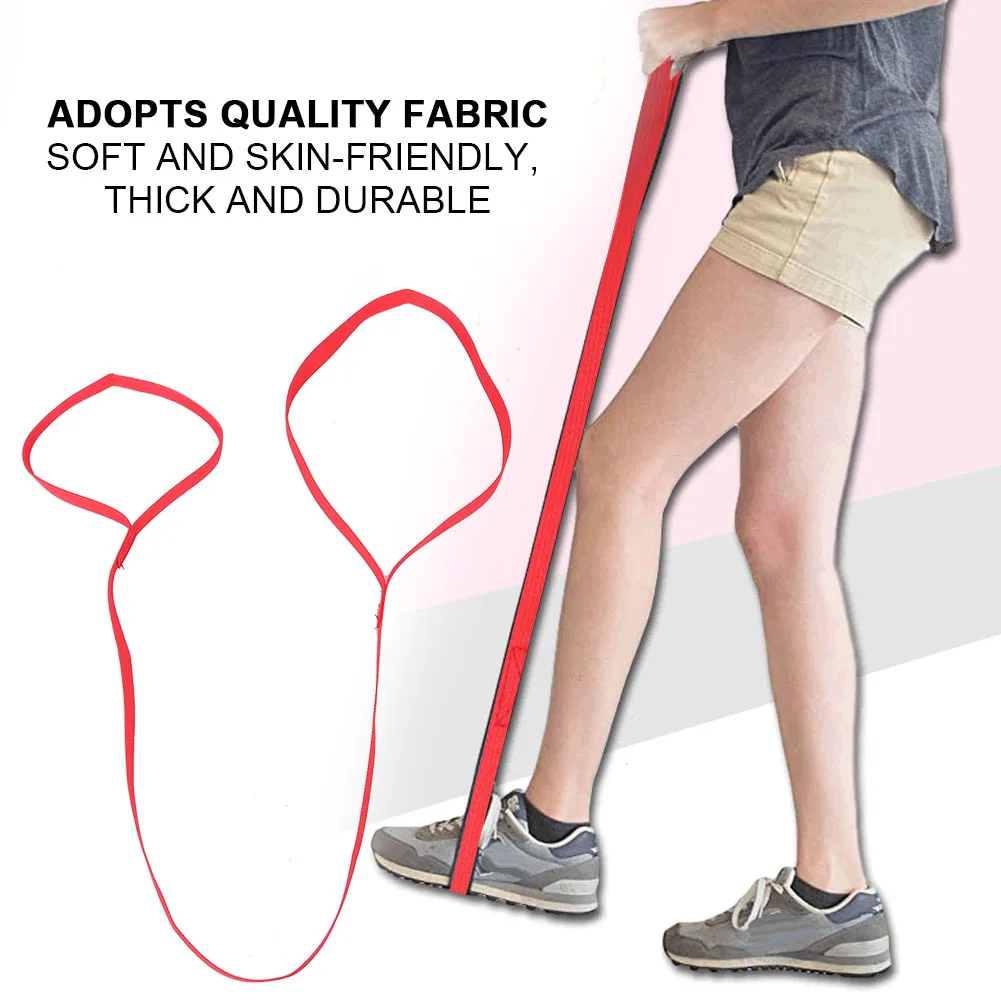 Portable Disabled Elderly Leg Lifting Strap Foot Lifting Device Knee Leg Injuries Important Mobility Aid No Need Bend Down elderly get assist strap