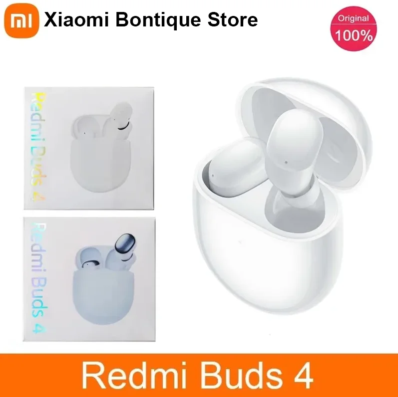 

Xiaomi Redmi Buds 4 True Wireless Bluetooth 5.2 Sports Game Noise Reduction Earphones Gaming Headphone Waterproof Sport Headset