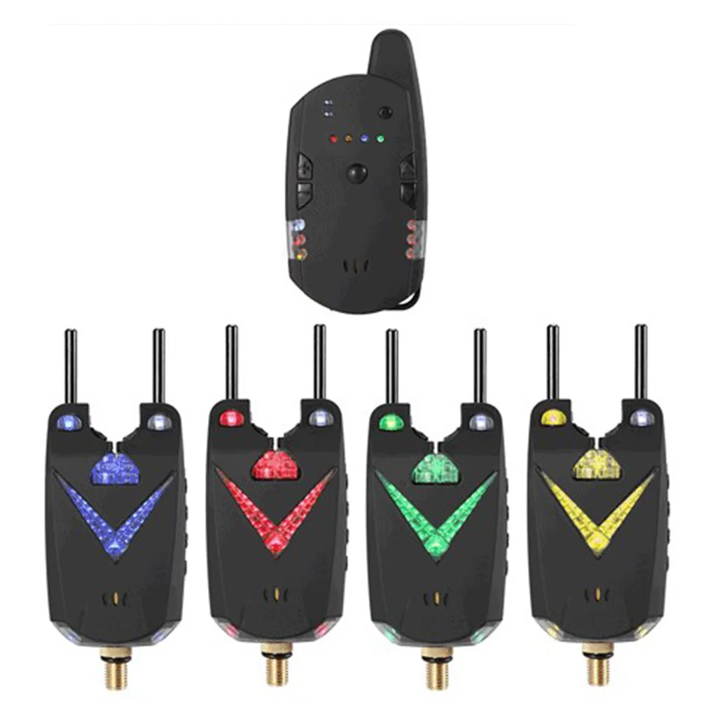 

Carp Fishing Bite Alarm Receiver Wireless Fishing Bite Alarm Indicator With LED Outdoor Fishing Accessories Bite Indicator