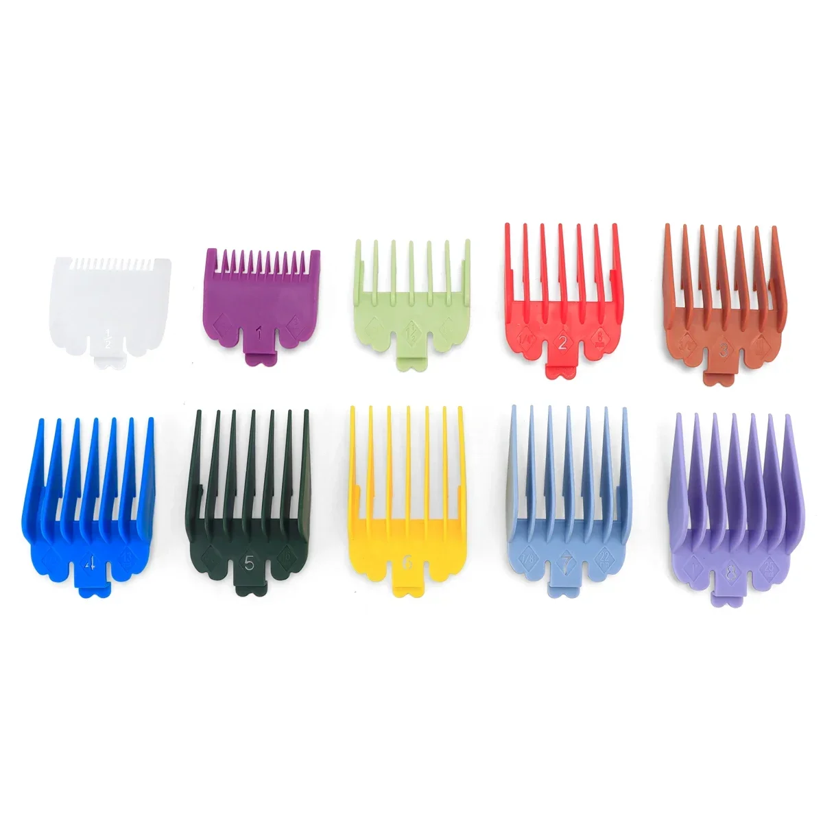 Accessories Professional 10Pcs Clipper Guards Universal Hair Barber Trimmer Attachment Limit Combs Replacement Guards Set