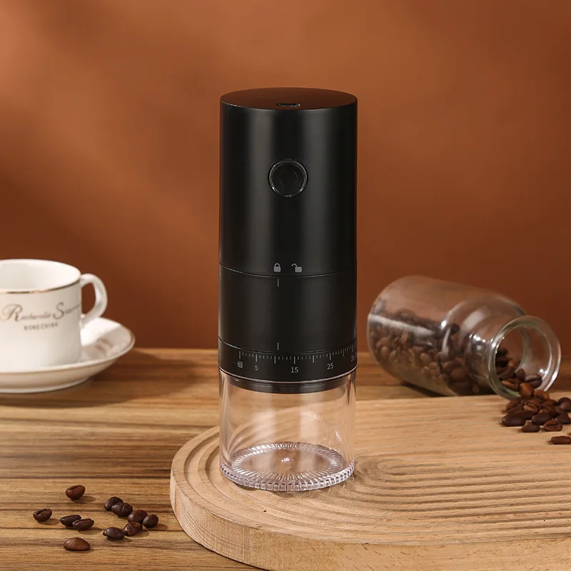 USB Rechargeable Electric Coffee Grinder 1500mAH Mixer Grinder Coffee Bean Grinder Kitchen Accessories