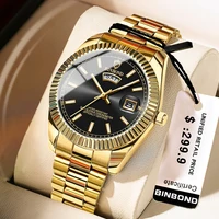 Luxury Men Quartz Watch Waterproof Date Week Luminous Wristwatch Stainless Steel Men's Watches Male Clock 2024 New Sports Reloj 1