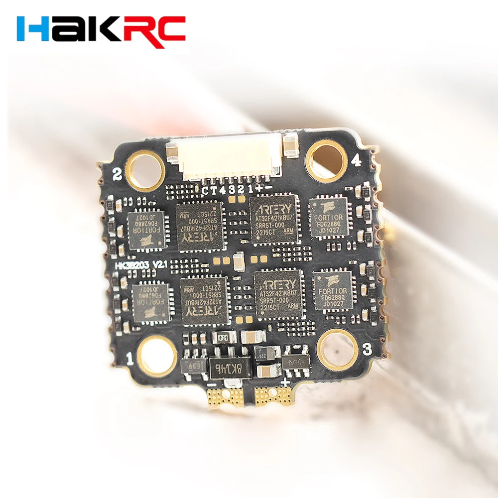 Hakrc 32Bit 40A 60A Blheli-32 4 In1 Regolatore Di Velocità Esc 8Bit 35A 45A Blheli-S Dshot150/300/600 Pwm 2-6S Per Rc Fpv Racing Drone