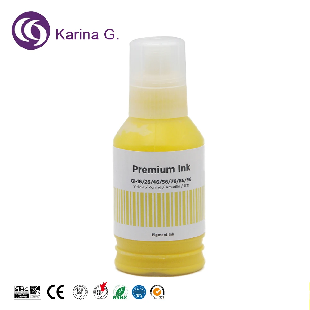 GI56 GI 56 GI-56 Premium Compatible Color Bulk Water Based Bottle Refill Ink For
