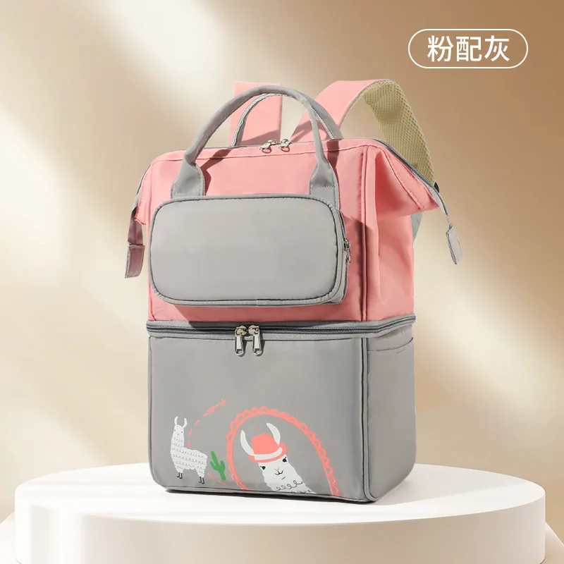 Heat Insulation Lunch Bags Leak-proof Breast Milk Cooler Bag with Stroller Hanging Design New Portable Mother Feeding Bottle Bag