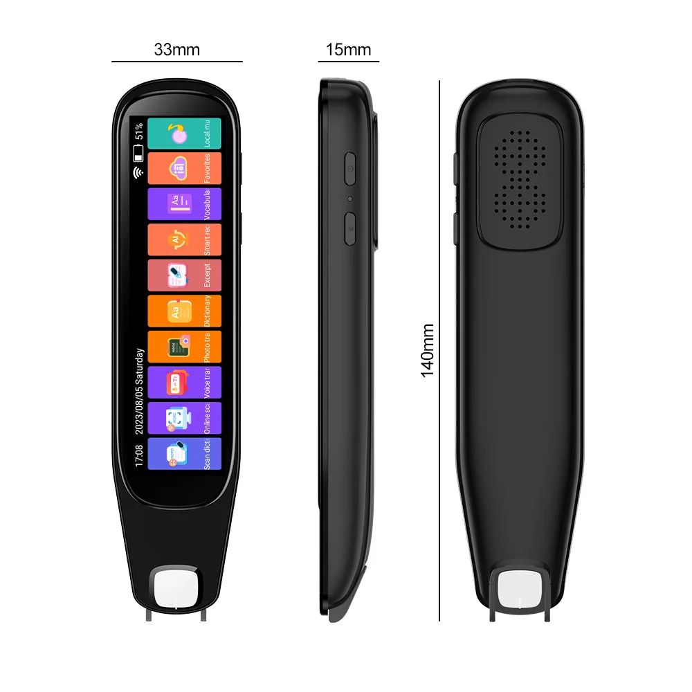 MD21 voice Translation Pen Real Time Intelligent Text Scanning Point Reading Learning Smart Voice Translator Recording Pen