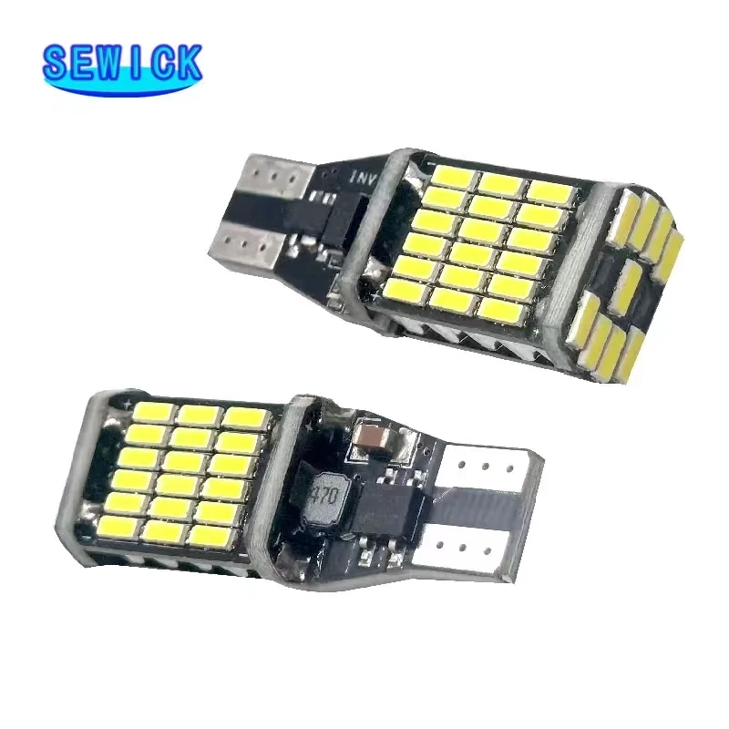 100pcs ڵ LED  T15 W16W 4014 45SMD W5W LED ȣ   Canbus   DC12V/24V    