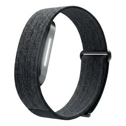 Breathable Adjustable Braided Nylon Sport Band with Moisture - Wicking Technology (Black)