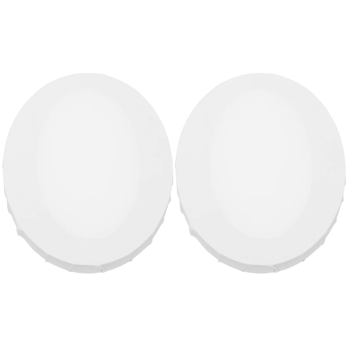 

Milisten Oval Canvas Panel Boards for Painting - 2 Pack, 30x40cm, Cotton Primed, Acid-Free, Ideal for Artists,