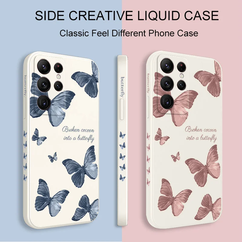 Red Blue Butterfly Phone Case - Elegant Design with Premium Protection