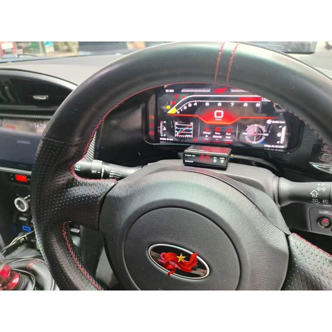 Grupo de instrumentos digitales de 12,3 pulgadas para Subaru BRZ, Toyota86 2012-2021, velocímetro LCD para coche, odómetro, pantalla de tablero carplay 1