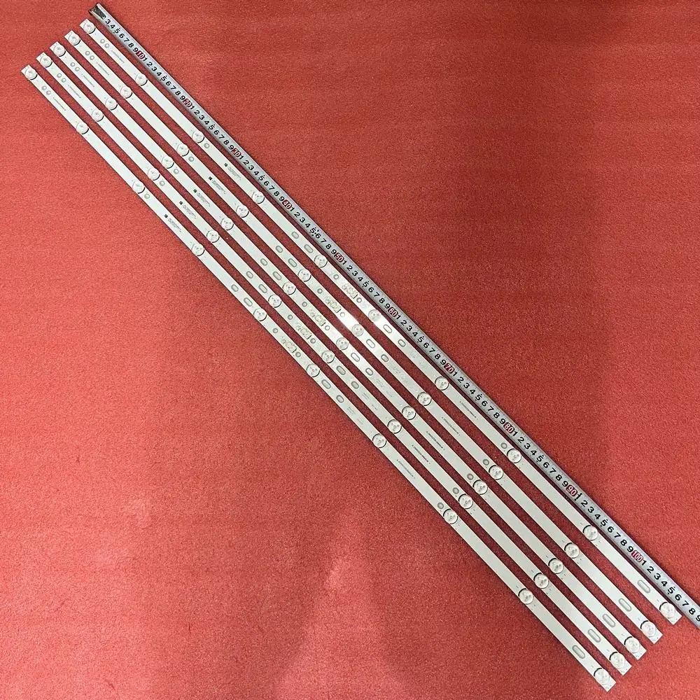 Фото Полный комплект светодиодной ленты 10LED для 55Z1 TD SYSTEM K55DLX9US SKYTECH ST-5540US Rtv55z1usm V2 SJ.CX.D5500802-2835KS-M MS-L3184 V2 №2