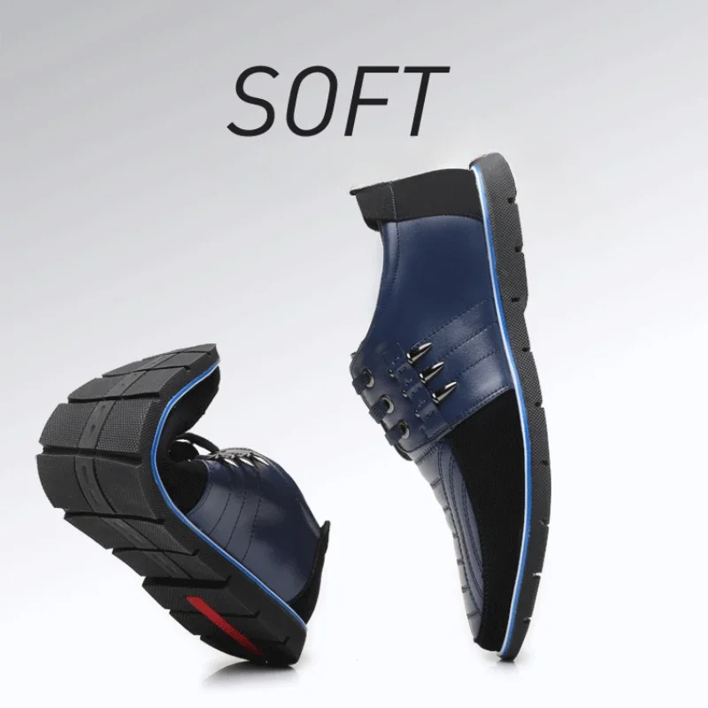 Men Casual Shoes Formal Soft Shoes Fashion Brand Classic Pu Leather Business Work for Men Big Size Erkek Ayakkabı