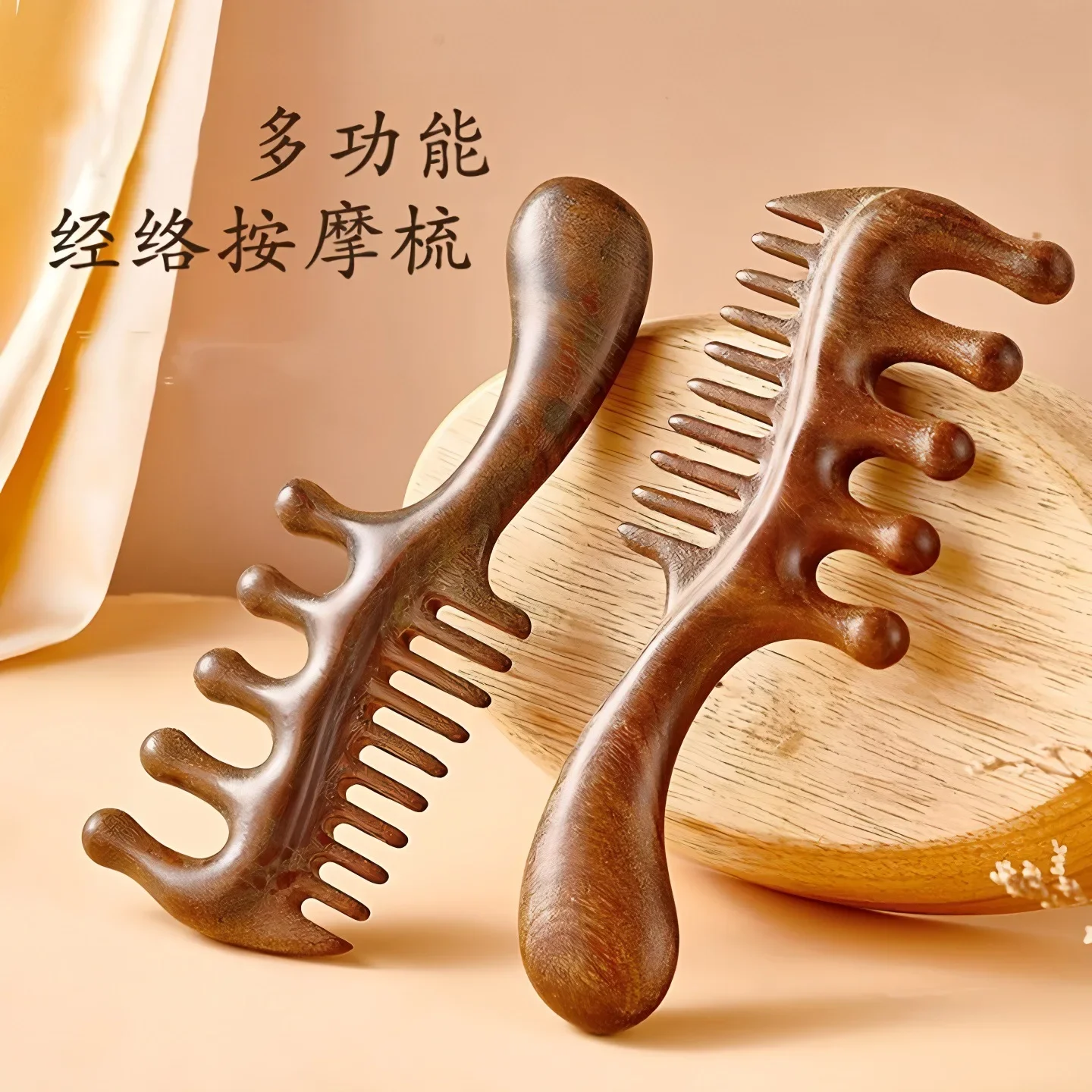 1Pcs Massage Kamm Multi Funktionale Große Zahn Kamm Kunststoff Kamm Kopf Kopfhaut Massage Breite Dicke Meridian Massage Kamm – Detail 14