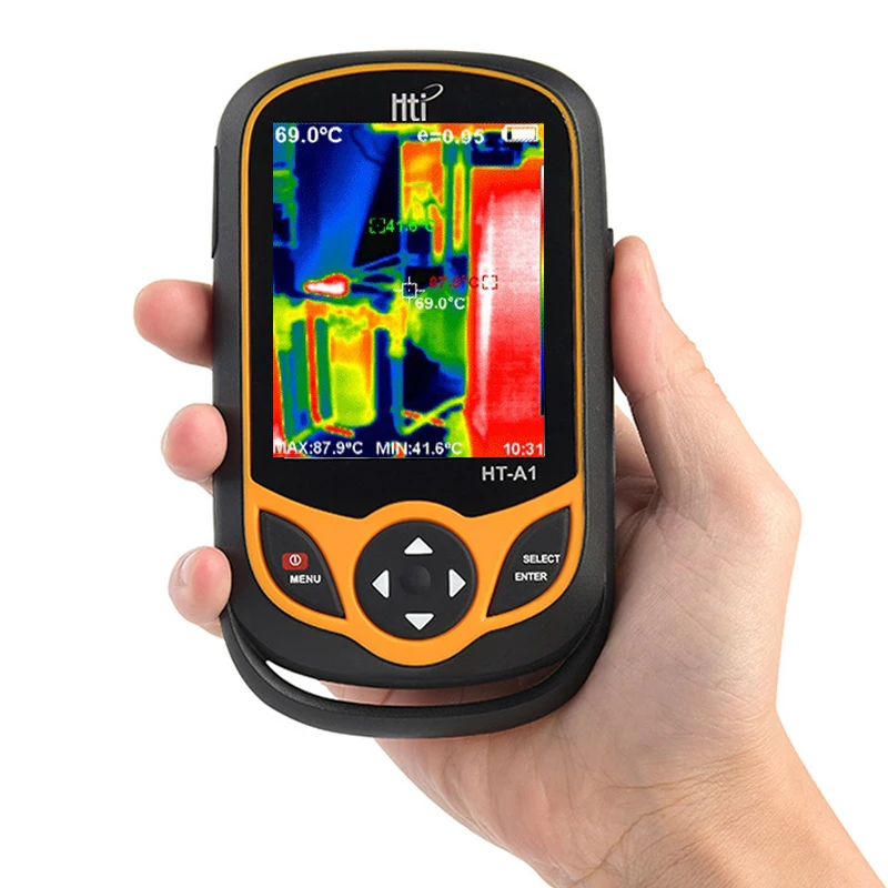 

New Phone Shape Thermal Imaging Camera 220 X160 IR Resolution Infrared Thermal Imager Temp Measurement Range -20~300℃