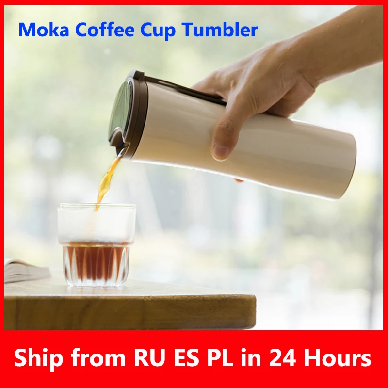 Moka Travel Mug Moka Smart Coffee Tumbler 430 Ml Portable Vacuum Bottle ...