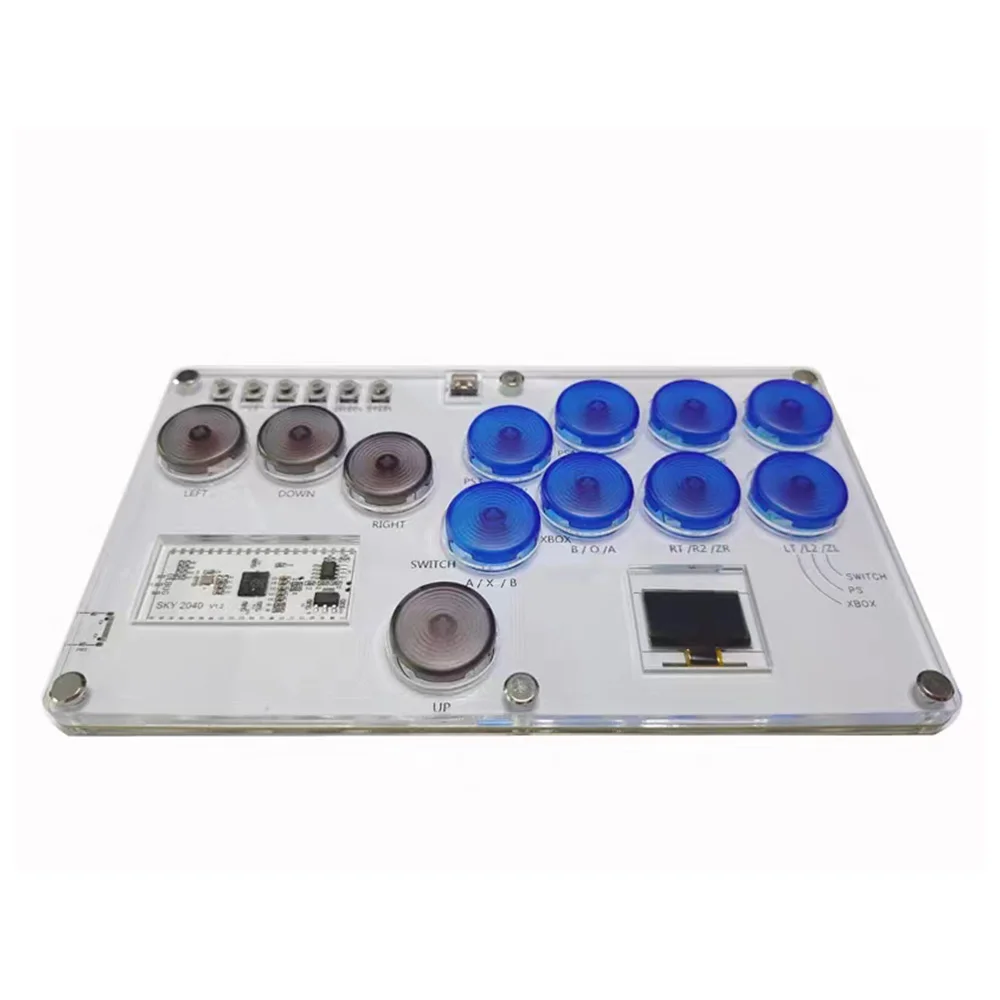 Raspberry pi Street Fighter Jogo Tekken Punk Ps4 Joystick Axis Sky2040 Teclado de Luta - Image 4