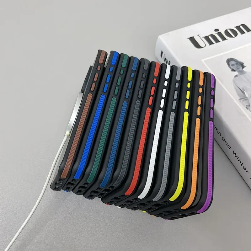 Luxury Magnetic Matte Translucent Armor Shockproof Case with Magsafe Wireless Charging Compatibility