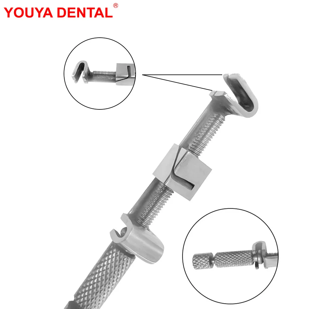 

1pcs Dental Matrix Band Clamp To Hold The Stainless Steel Universal Dentist Matrix Clip Tofflemire Orthodontic Retainer Bands