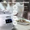 6-Cup (Uncooked)/12-Cup (Cooked) Induction Heating Pressure Rice Cooker with Nonstick Inner Pot,16 Menu Modes,Auto Clean (White) 3