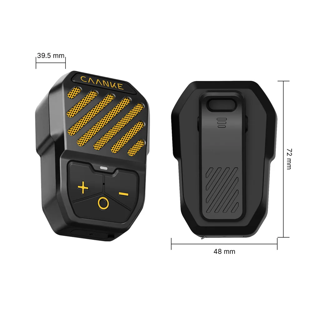 Compact Waterproof Portable Bluetooth Speaker with Built-in Microphone and Clip