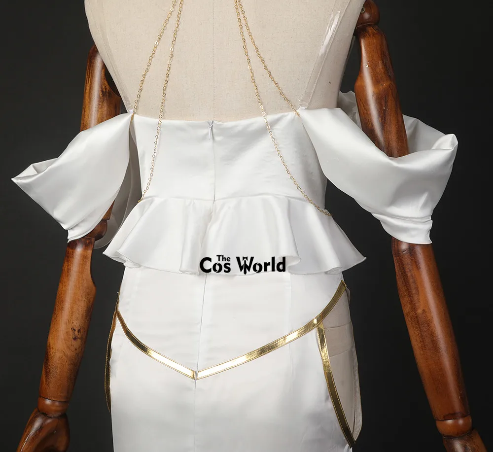 Overlord Albedo White Dress Cosplay Kostüm 24 Overlord Albedo White Dress Cosplay Kostüm 13