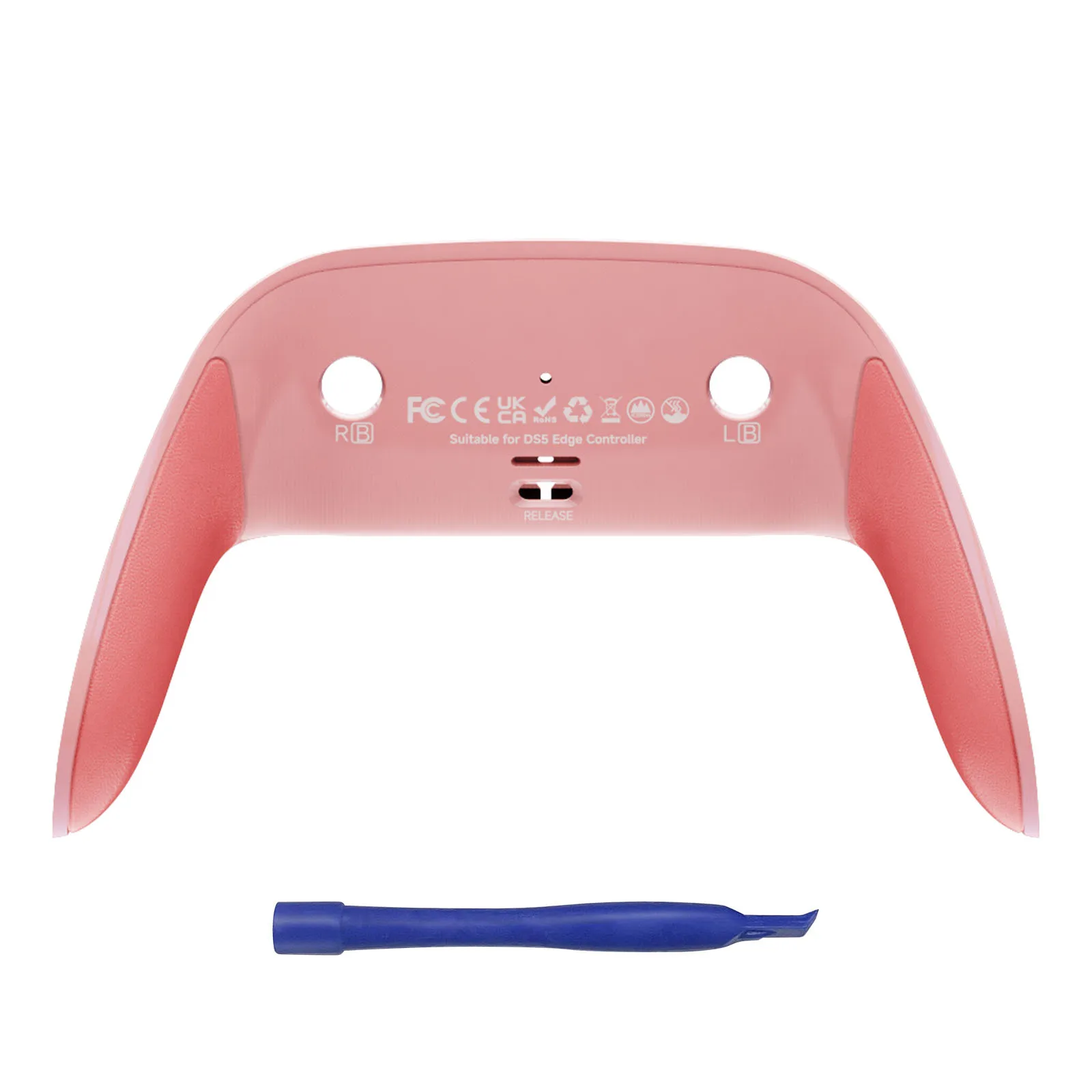 Decorative Bottom Shell with Soft Rubber Grip for DIY Replacement (Controller Not Included)