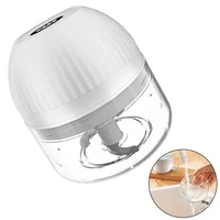 Electric Meat Grinder Home Garlic Pounder Catering Multifunctional Meat Grinder Small Chopper Food Safe Material 9.1*9.1*9cm 1