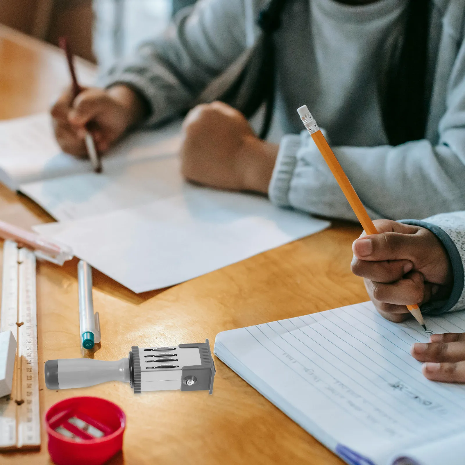 휴대용 잉크 날짜 스탬프 내구성이 뛰어난 금속 날짜 월 연도 스탬프 비즈니스 일기 업무 서류 파일용