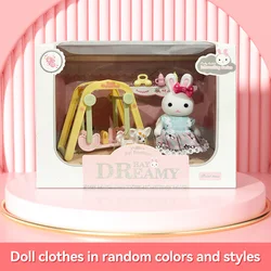 Charming Little Rabbit Play Set for Kids - Perfect Birthday Gift for Indoor Fun and Parent-Child Bonding (Rocking bed)