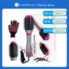 Kinseibeauty 4 In 1 Hair Dryer Brush Hot Air Hair Styling Brush Negative Iron Generator Curling Combair Straight hair comb 1