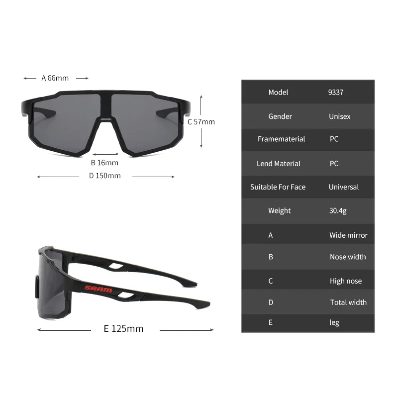 Cycling Sunglasses SRAM For Men and Women
