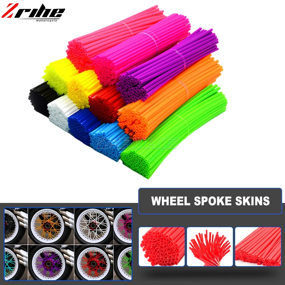 Moto Dirt Bike Enduro Off Road Rim Wheel Spoke Skins Per Suzuki Per Yamaha Per Honda Per Gsagsa Per Kawasaki Per Beta