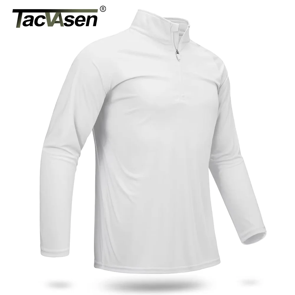 TACVASEN Heren UV-bescherming Hoodie Kapuzenpullover UPF 50 Langarm